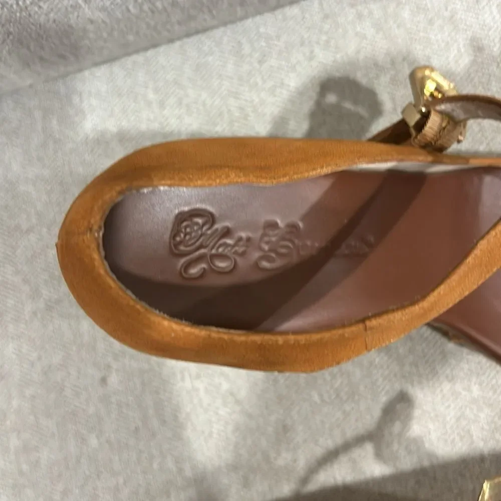 Anthropologie brand Matt Bernson Platform Sandals sz 8